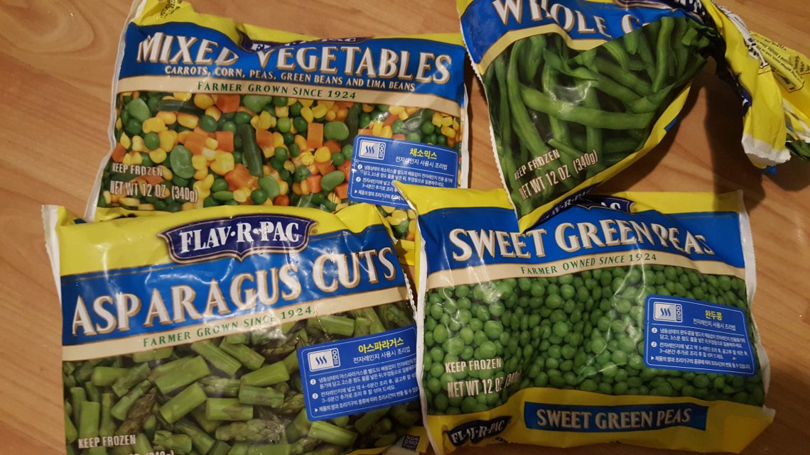 frozen veggies