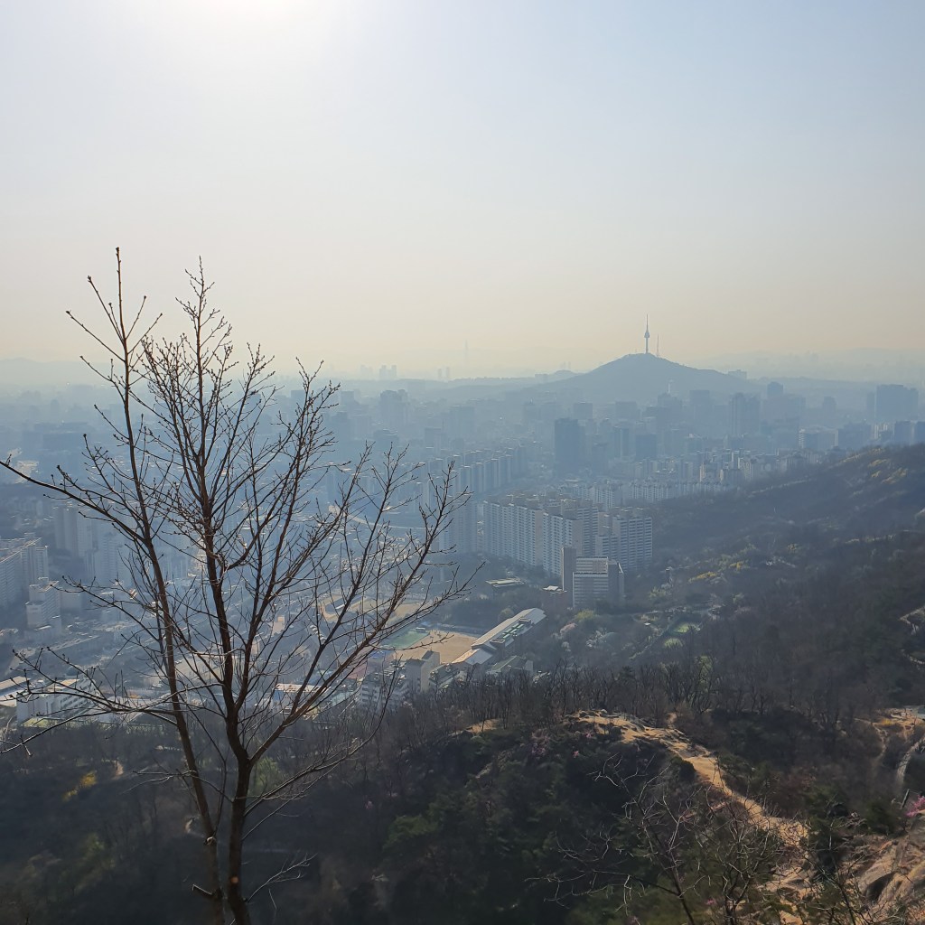 korea mountaintop view